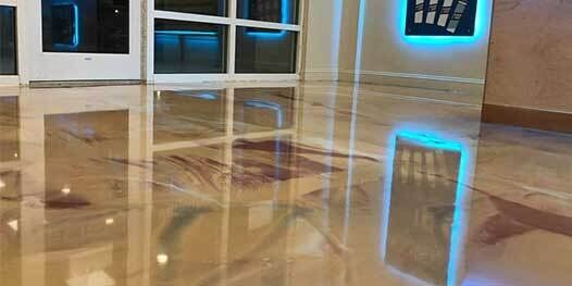 Commercial-Metallic-Epoxy-Flooring Metallic Epoxy Flooring